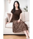 4✮- PDFRY5944 - Midi Dress (Top+Skirt)