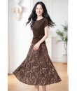 4✮- PDFRY5944 - Midi Dress (Top+Skirt)