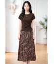 4✮- PDFRY5944 - Midi Dress (Top+Skirt)