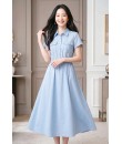 4✮- PDFRY6021 - Denim Midi Dress