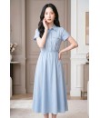 4✮- PDFRY6021 - Denim Midi Dress