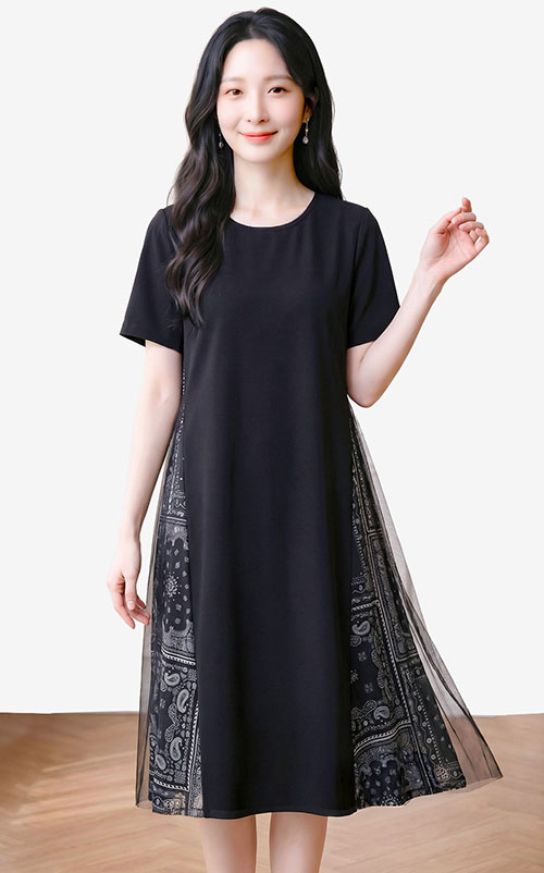 4✮- PDFRY6064 - Knee Dress