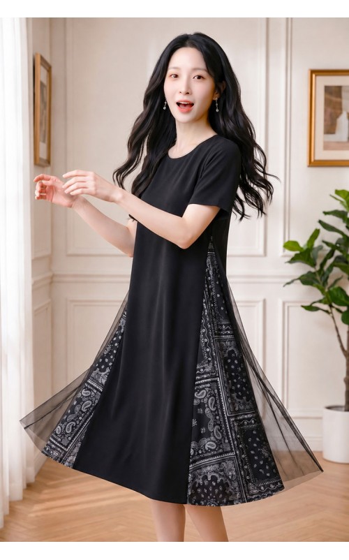 4✮- PDFRY6064 - Knee Dress