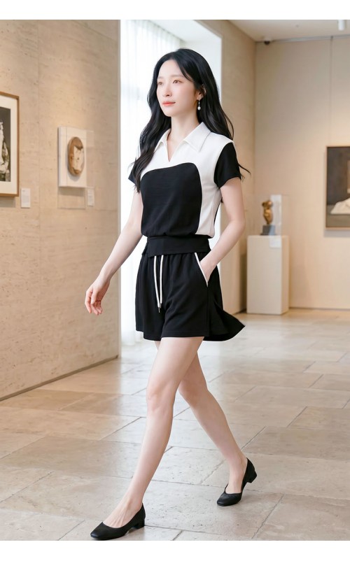 4✮- PDFRY6266 - Set (Top+Shorts)
