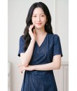 4✮- PDFRY6797 - Denim Midi Dress