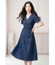 4✮- PDFRY6797 - Denim Midi Dress