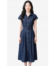 4✮- PDFRY6800 - Denim Midi Dress