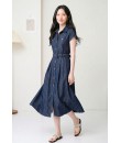 4✮- PDFRY6800 - Denim Midi Dress