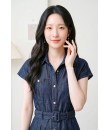 4✮- PDFRY6800 - Denim Midi Dress