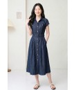 4✮- PDFRY6800 - Denim Midi Dress