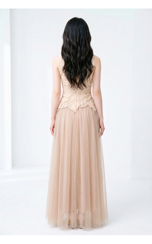4✮- PDFRY6840 - Maxi Dress (Top+Skirt)