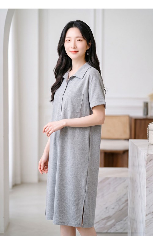 4✮- PEFRY5406 - Knee Dress