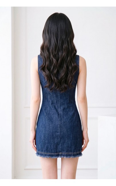 4✮- PEFRY6798 - Denim Mini Dress