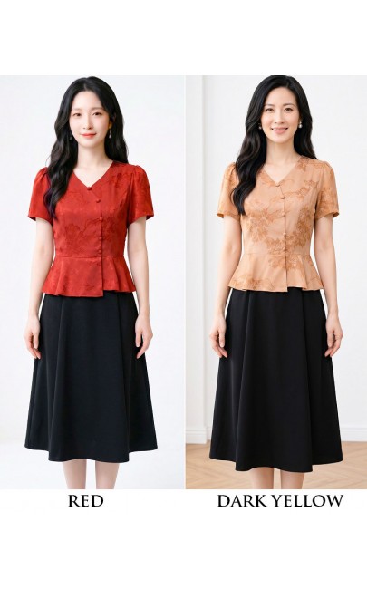 4✮- PEFRY6896 - Knee Dress (Small Cutting)