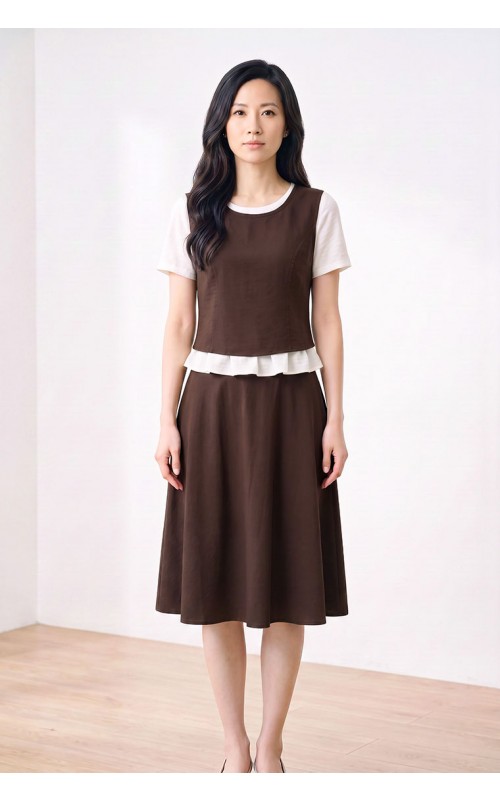 4✮- PEFRY7016 - Knee Dress (Small Cutting)