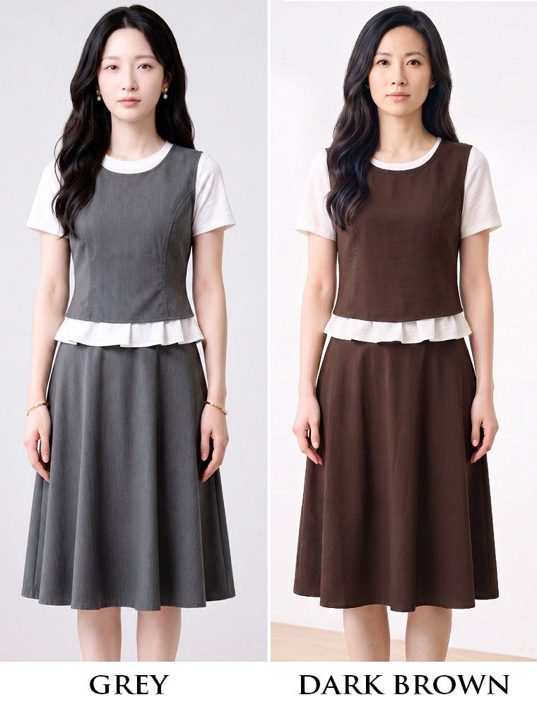 4✮- PEFRY7016 - Knee Dress (Small Cutting)