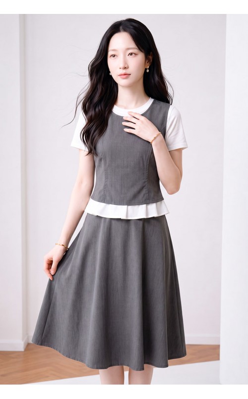 4✮- PEFRY7016 - Knee Dress (Small Cutting)