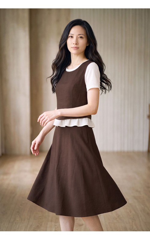 4✮- PEFRY7016 - Knee Dress (Small Cutting)