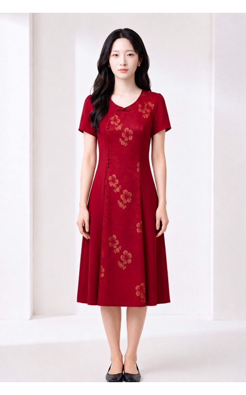 4✮- PEFRY7022 - Knee Dress (Small Cut)
