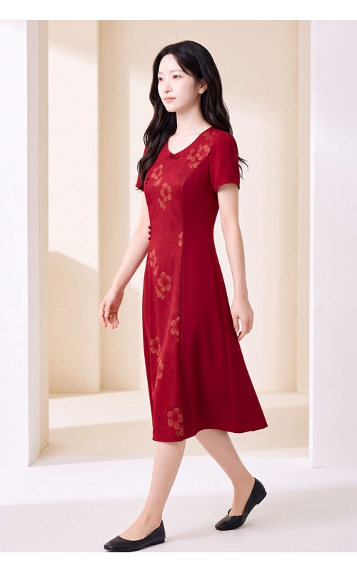 4✮- PEFRY7022 - Knee Dress (Small Cut)