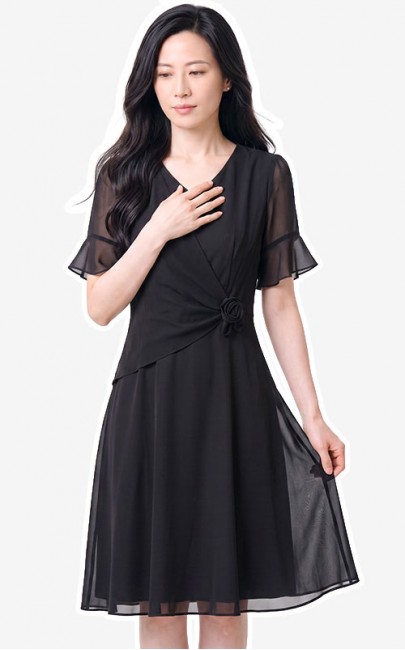 4✮- PEFRY7025 - Knee Dress (Small Cutting)