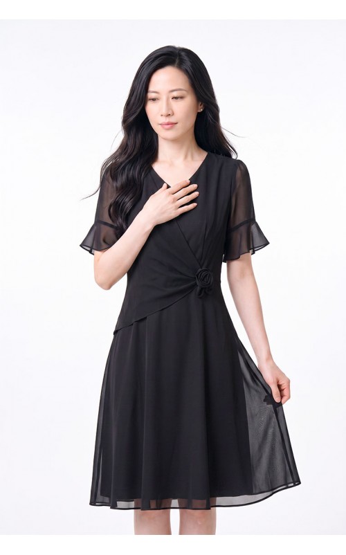 4✮- PEFRY7025 - Knee Dress (Small Cutting)