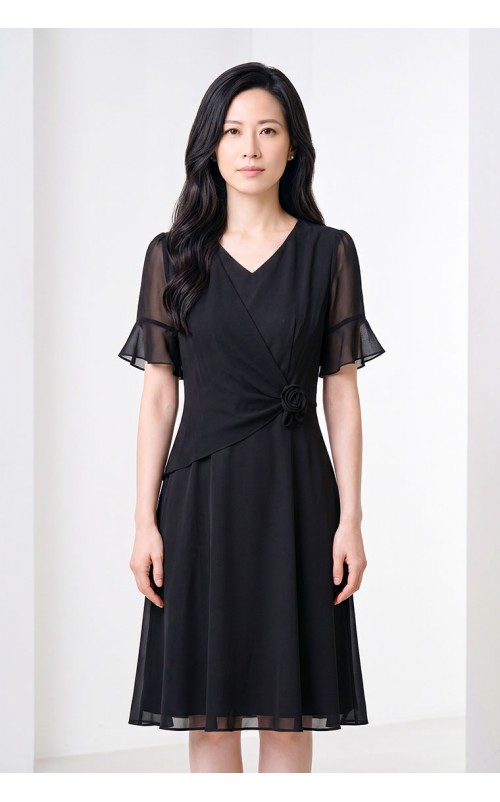 4✮- PEFRY7025 - Knee Dress (Small Cutting)
