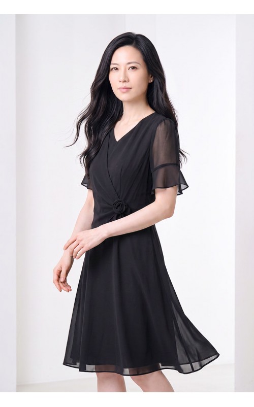 4✮- PEFRY7025 - Knee Dress (Small Cutting)