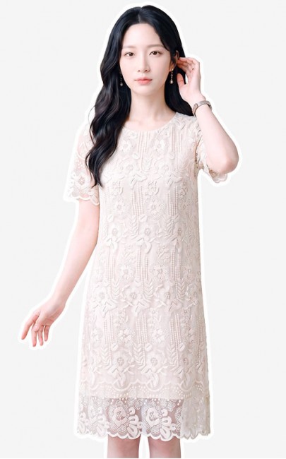 4✮- PEFRY7046 - Knee Dress