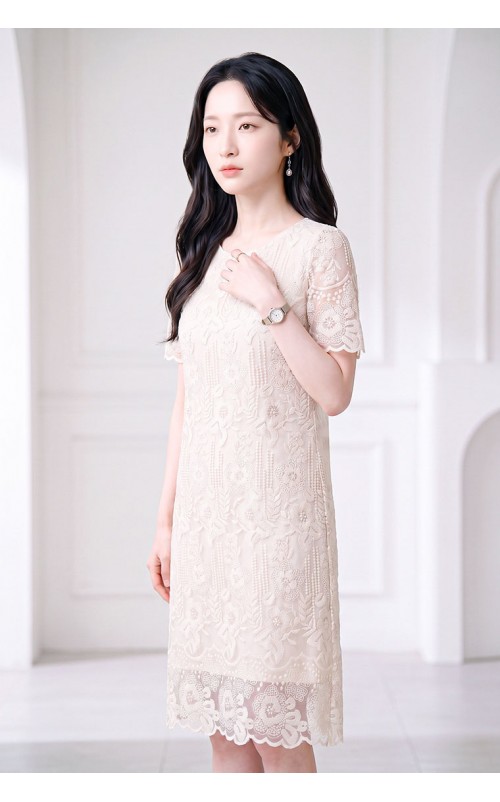 4✮- PEFRY7046 - Knee Dress