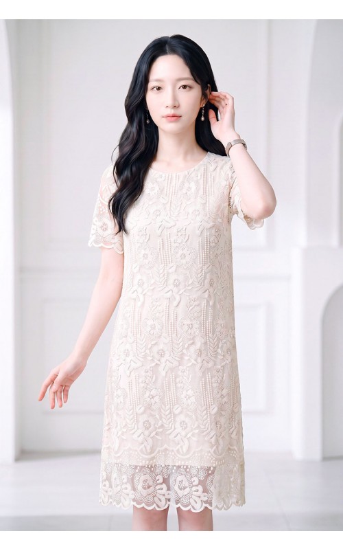4✮- PEFRY7046 - Knee Dress