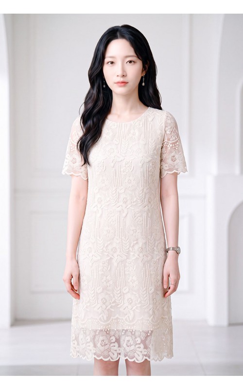 4✮- PEFRY7046 - Knee Dress