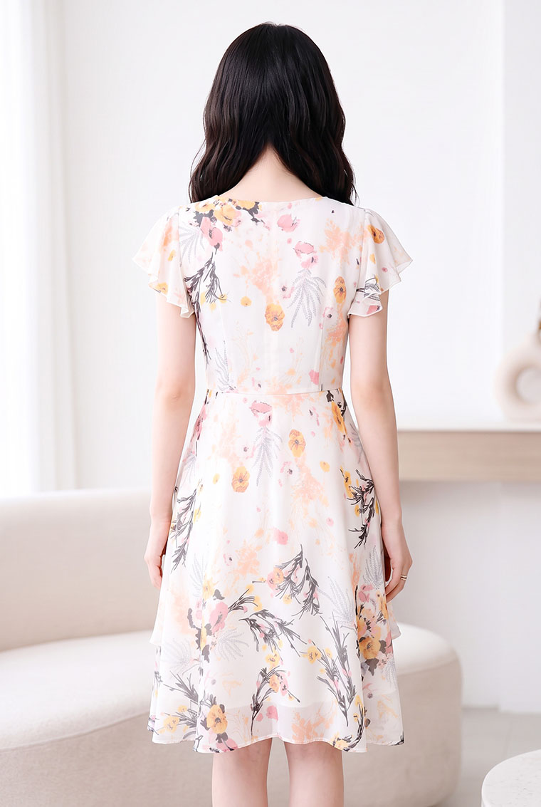 4✮- PEFRY7050 - Knee Dress