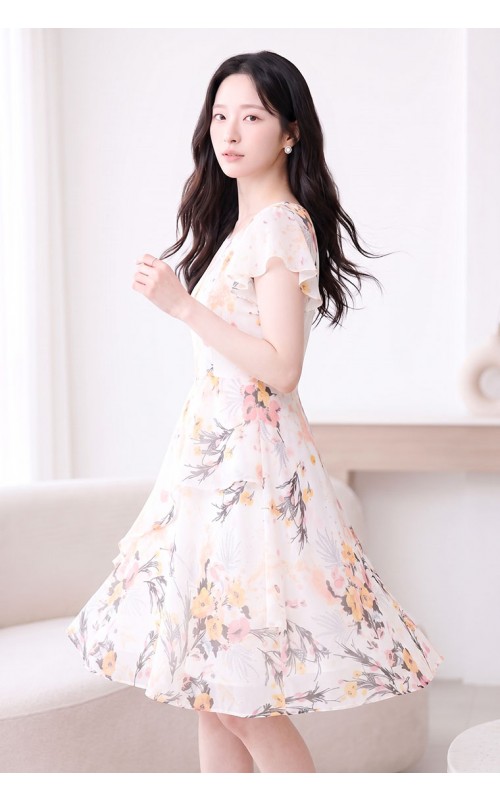 4✮- PEFRY7050 - Knee Dress