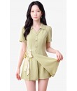 4✮- PEFRY7066 - Set (Long Top+Shorts)