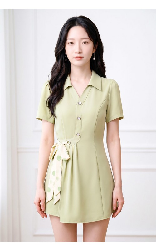 4✮- PEFRY7066 - Set (Long Top+Shorts)