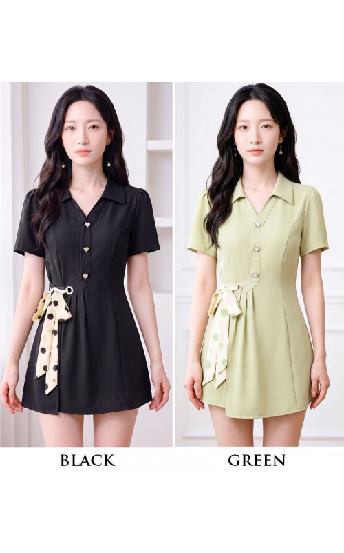 4✮- PEFRY7066 - Set (Long Top+Shorts)