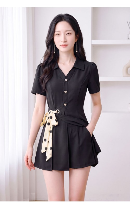 4✮- PEFRY7066 - Set (Long Top+Shorts)