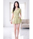 4✮- PEFRY7066 - Set (Long Top+Shorts)
