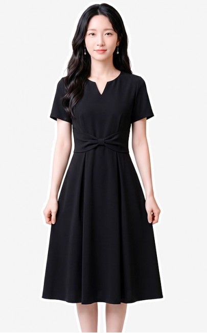 4✮- PEFRY7095 - Knee Dress