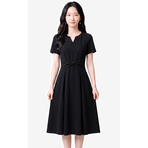 4✮- PEFRY7095 - Knee Dress
