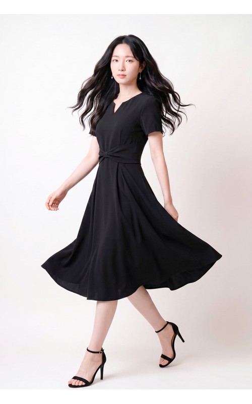 4✮- PEFRY7095 - Knee Dress