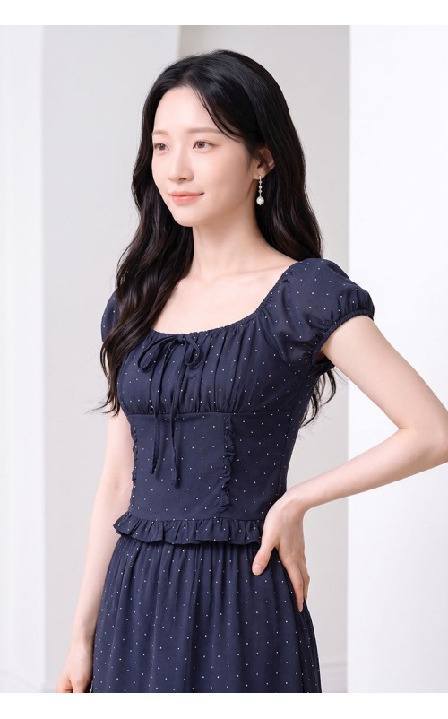 4✮- PEFRY6840 - Midi Dress (Top+Skirt)