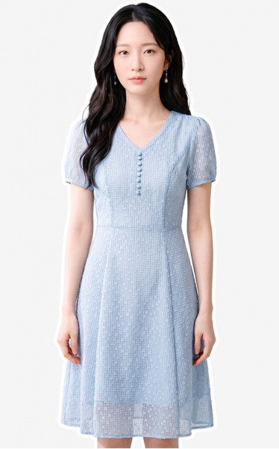 4✮- PEFRY7138 - Knee Dress