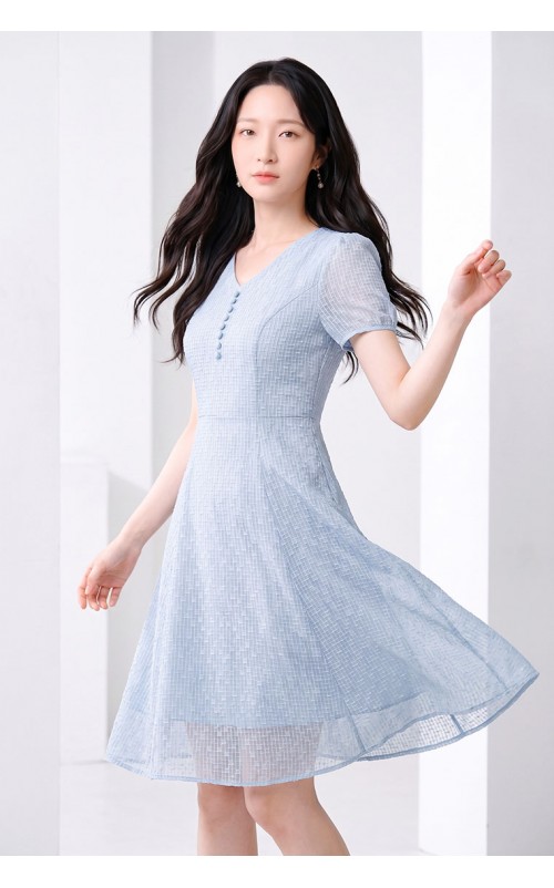 4✮- PEFRY7138 - Knee Dress