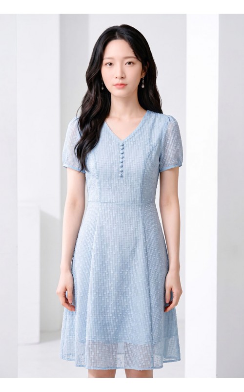4✮- PEFRY7138 - Knee Dress