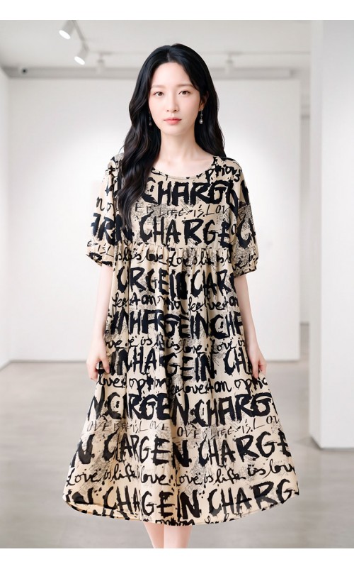4✮- PEFRY7239 - Knee Dress