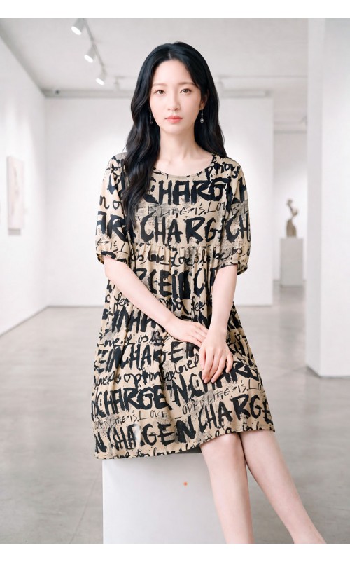 4✮- PEFRY7239 - Knee Dress