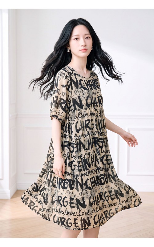 4✮- PEFRY7239 - Knee Dress