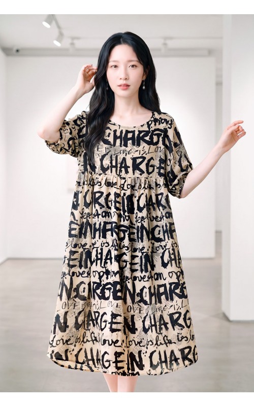 4✮- PEFRY7239 - Knee Dress